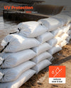 50 lb Woven Polypropylene Sandbags for Flood Control and Landscaping
