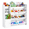 8 Storage Bins, 2 Open Shelves, 1 Cabinet Kids Toy Organizer