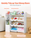 8 Storage Bins, 2 Open Shelves, 1 Cabinet Kids Toy Organizer