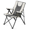 High Back Folding Chair with Dual-Zone Heating and Adjustable Recline Positions