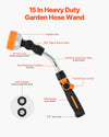 Garden Watering Wand with Multiple Spray Patterns