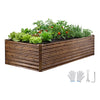 Deep Galvanized Raised Garden Bed for Vegetables