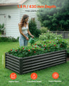 6 ft x 3 ft x 1.4 ft Metal Raised Garden Bed with 14 Panels and Hardware