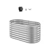 Oval Metal Raised Garden Bed for Flowers