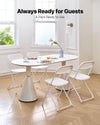Folding Chair 350 lb Capacity Compact Design Easy to Carry Minimalist Style