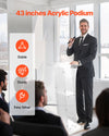 Acrylic Podium Stand for Classroom and Conference