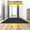 6 x 23 ft Charcoal Black Marine Carpet 0.18 in Thick Non-Slide Waterproof Surface