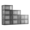 Water-Proof Dust-Proof Stackable Shoe Organizer Box Fits Up to Size 13 Shoes
