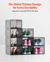 Water-Proof Dust-Proof Stackable Shoe Organizer Box Fits Up to Size 13 Shoes