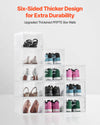 Water-Proof Dust-Proof Stackable Shoe Organizer Box for US Size 13 Shoes