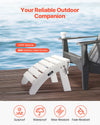 Adirondack Folding Ottoman Footrest for Outdoor Chairs
