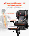 High Back Desk Chair with Height Adjustment and Ergonomic Comfort