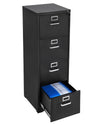 4-Drawer Locking File Cabinet with Smooth Operation and Large Storage Capacity