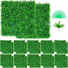 Artificial Boxwood Hedge Panels for Wall Decor and Privacy Fence