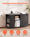 Lockable Mobile Storage Cabinet with Adjustable Shelves and 5 Casters