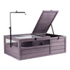 Wooden Tortoise Habitat Enclosure for Indoor and Outdoor Use