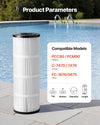 Pool Filter Cartridge Replacement for Hot Tub