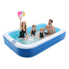 118 x 67 x 20 in Inflatable Swimming Pool for Kids and Adults - 400 gal Capacity