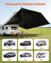 Vehicle Side Awning with UV Protection for Truck SUV and Camping