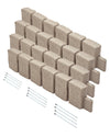 Faux Stone Landscape Edging Border for Driveways and Paths