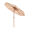 Tiki Patio Umbrella with Tilt for Poolside and Backyard