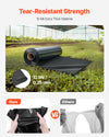 10 mil Heavy-Duty Polyethylene Plastic Sheeting 5 ft x 100 ft for Weed Control and Protection