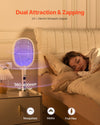 Lightweight Portable Fly Zapper Racket with Long-lasting Battery and Dual Mode