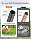 72 x 48 in Adjustable Garden Gate for Yards, Gardens, and Driveways