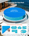 24ft 12 mil Bubble Solar Blanket for Inground Pools - Heat Retaining Cover
