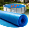 27ft 16 mil Bubble Solar Blanket for Pool Heat Retention and Maintenance
