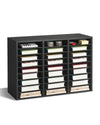 27-Compartment Wood File Sorter for Office, Classroom, Home Organization