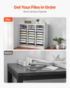 Large Literature Organizer with Adjustable Shelves