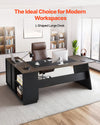 L Shaped Office Desk with Drawers and Cabinet
