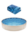 24ft Round Above-Ground Pool Liner 52in Wall Height Durable Vinyl