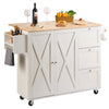 Rolling Kitchen Island Cart with Storage for Home Kitchen