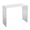 Clear Acrylic Console Table for Living Room and Entryway
