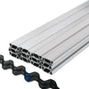 6.5FT Aluminum Alloy Lock Channel with PE Coated Spring Wire for Greenhouses
