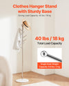 Freestanding Coat Rack with Marble Base