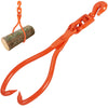 Log Lifting Tongs Tool for Timber Handling and Forestry