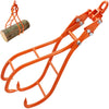Heavy Duty Log Grapple Tongs for Tractors and Logging