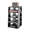 AV Media Stand with Adjustable Shelves for Gaming Setup