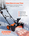 Electric Snow Blower for Driveway and Sidewalk