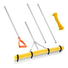 36 in Wide Head 133 in Non-Slip Handle Lightweight Landscape Rake