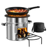 Portable Rocket Stove for Outdoor Cooking