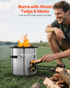Portable Rocket Stove for Outdoor Cooking