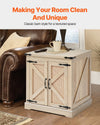Natural Coffee Table with Dual Lift-Top, Built-in Outlets, Barn Rattan Style