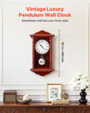 18 in Pendulum Wall Clock - Silent Operation, Precise Timekeeping, Elegant Design