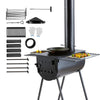 Portable Wood Burning Stove for Camping Tent Heating and Cooking
