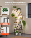63 in 9-Tier Indoor Plant Stand with 3 Full-Spectrum Grow Lights and Hooks