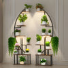 Indoor Plant Stand with Grow Lights